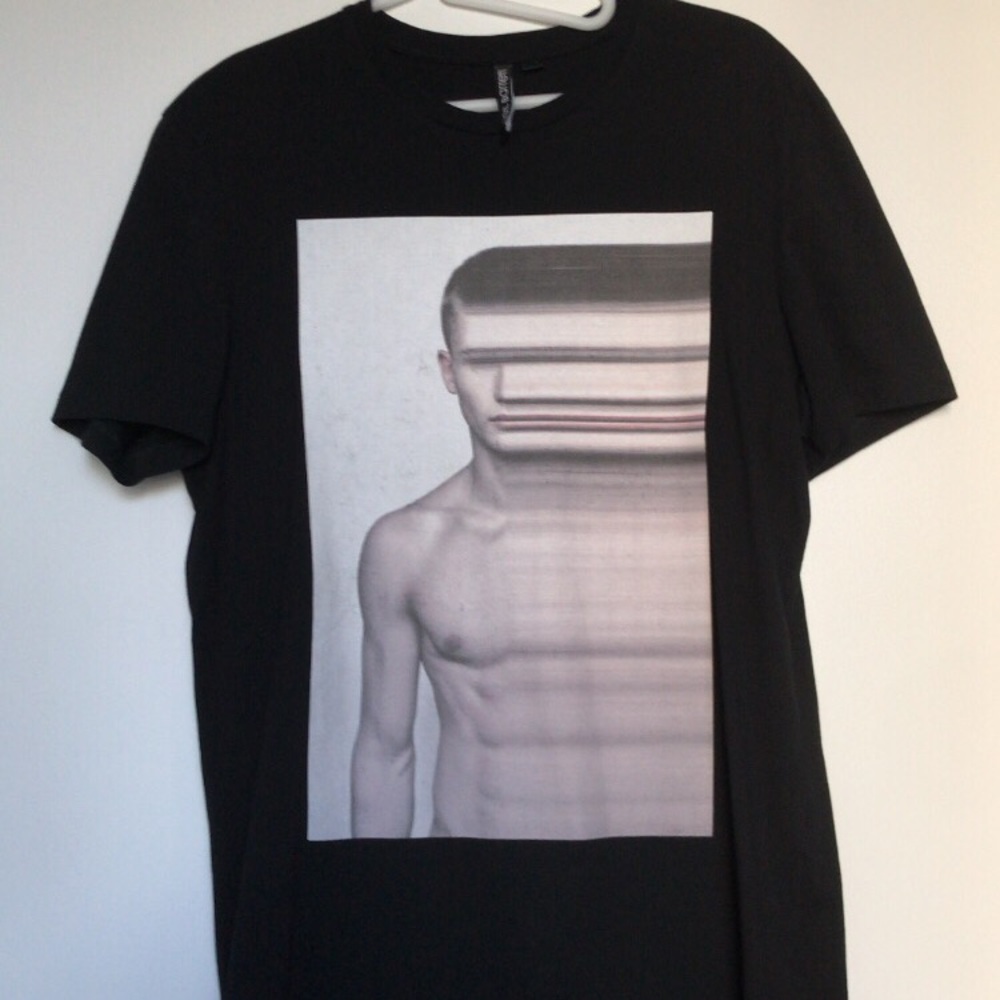 Neil Barrett Man Print Shirt